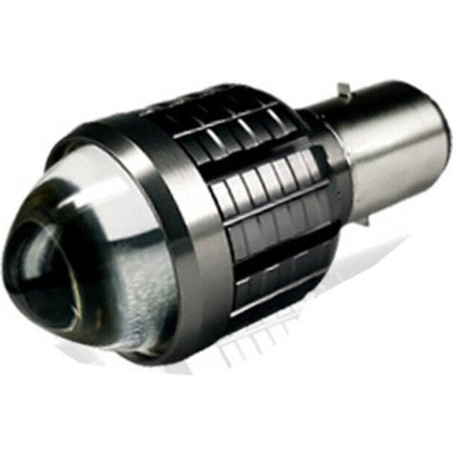 Motorcycle Electric LED Large Bulb Fish-Eye Headlight Lens Headlamp Built-in H4 Ultra Bright Near And Far Light