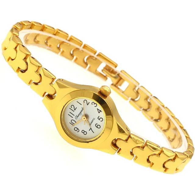 (Gold 5) Cute Women Watch Mujer Golden Small Dial Quartz Watch Popular Wristwatch