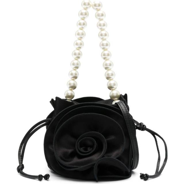 Magda Butrym - small Magda mini bag - women - Fabric/Calf Leather - One Size - Black