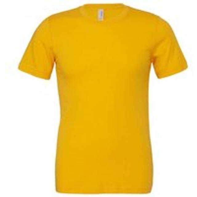 (M, Gold) Bella + Canvas Adults Unisex Crew Neck T-Shirt