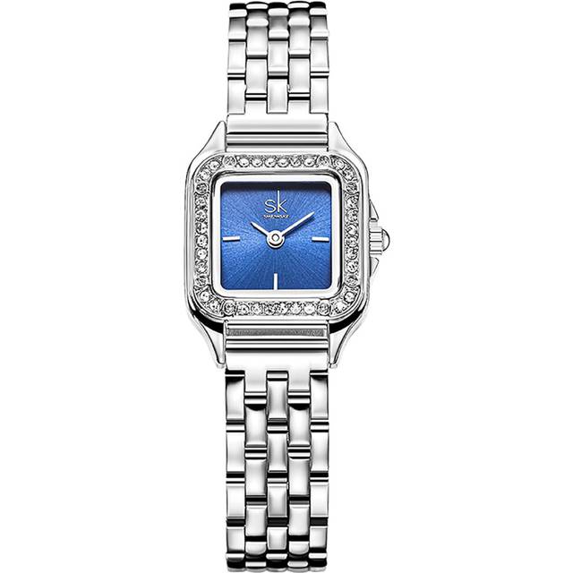 VEANXIN Square Diamond Women Quartz Watches Light Luxury Ladies Watch Stainless Steel Dress Business Analog Women's Wristwatch