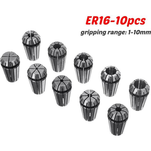 (ER20-13pcs) ER11 ER16 ER20 Spring Collet Chuck Set CNC Milling Lathe Tool for Engraving Machine