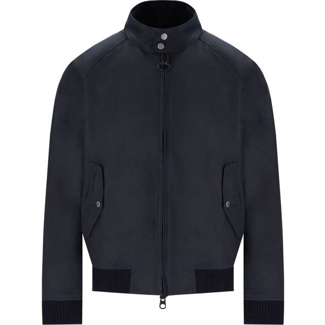 BARBOUR X BARACUTA PORTON WAX NAVY BLUE JACKET