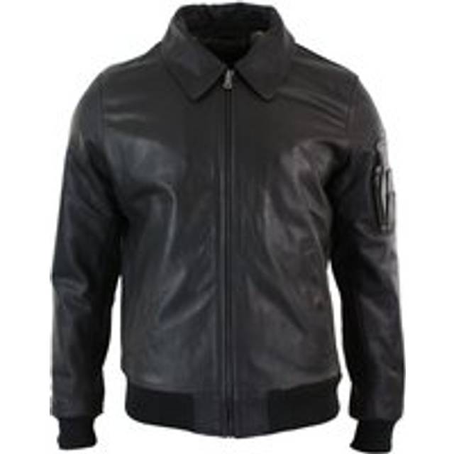 Harrington Bomber MA1 Pilot Jacket - Brown - XS