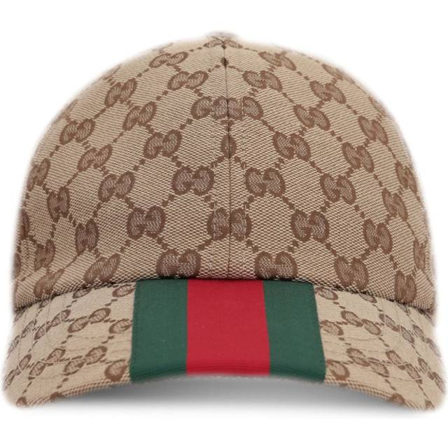 Gucci, Accessoarer, Herr, M, Bomull, Beige Ebony New Web Hatt - beige (M)