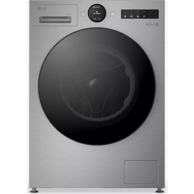 LG F4X7511TSB 11kg 1400 Spin Washing Machine in Free Silver A Rated AI