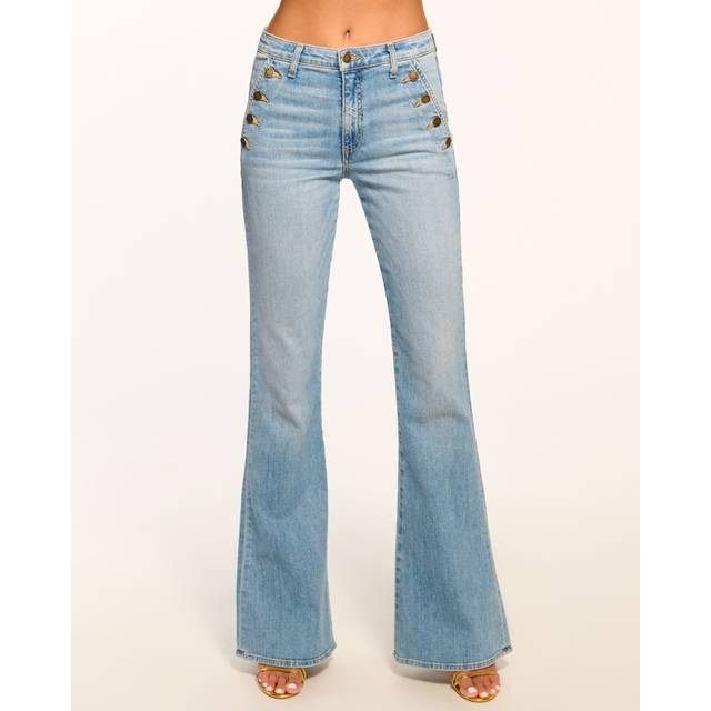 Helena High-Rise Flare Jeans - LIGHT WASH - 25