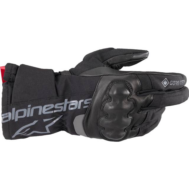 Alpinestars WT-4 GTX waterproof Motorcycle Gloves, black, Size L for Men