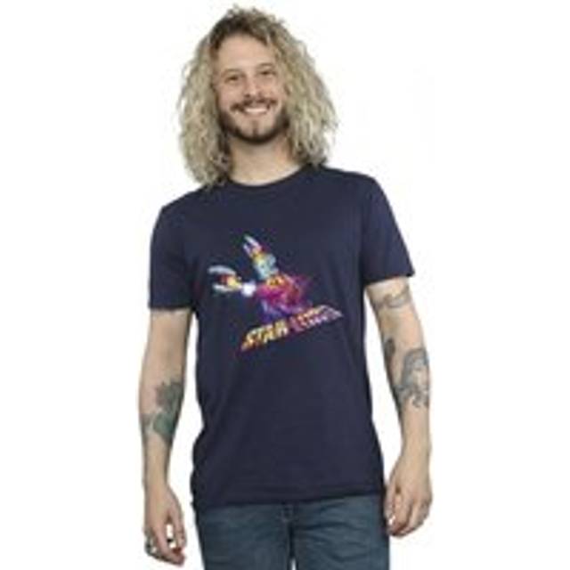 Guardians Of The Galaxy Abstract Star Lord T-Shirt - Navy - XL