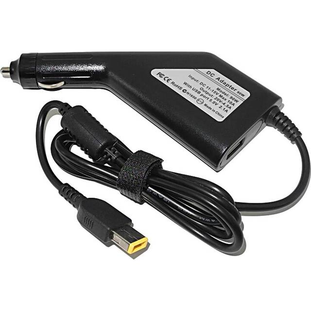Dc Laptop Car Charger 20V 4.5A 90W for Lenovo ThinkPad X240S E431 E531