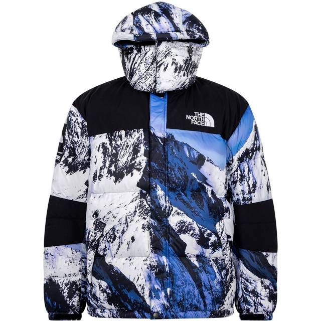 Supreme x The North Face Mountain Baltoro 700 Fill Down Jacket 'White Blue Black' SUP-SS18-599 - White/Blue/Black