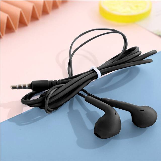 (black) Portable Sport Earphones Wired Bass Stereo 3.5mm In-Ear Wired Hands Free