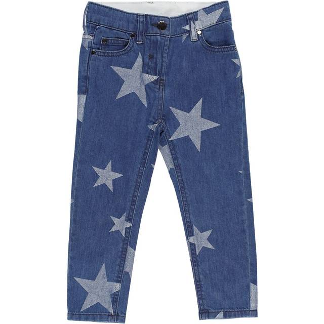 Organic Cotton Denim Jeans W/stars - Blue (10A - 12A - 14A - 16A - 6A - 8A)