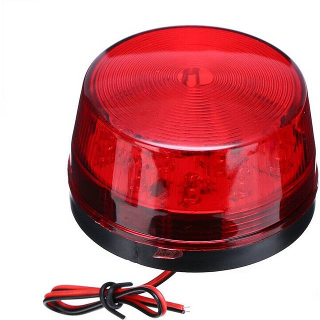 12V LED Flashing car light Round Auto Roof Warning Signal Flash Lamp Strobe