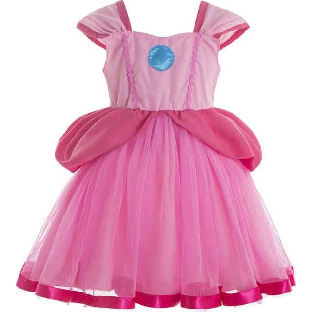 Princess Peach costume Princess Daisy costume dresses inspired Tutu Dress Birthday Outfit Halloween Costume Princess tutus
