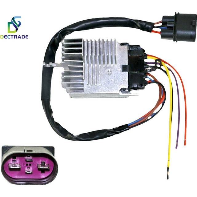 LBQ DECTRADE Radiator Cooling Fan Control Unit Module For Audi A6 Quattro