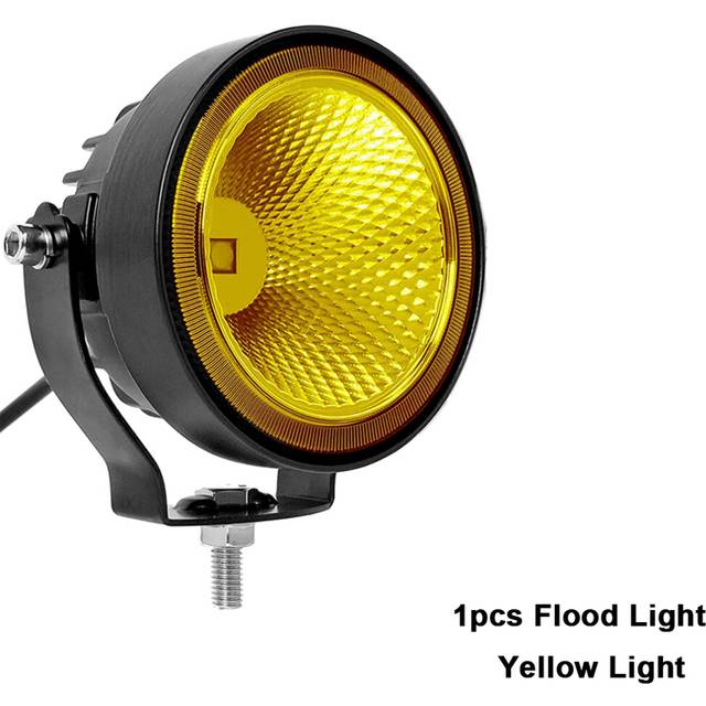 (Orange) NLpearl 4inch Led Work Light Offroad Round Spotlights Light For Car ATV