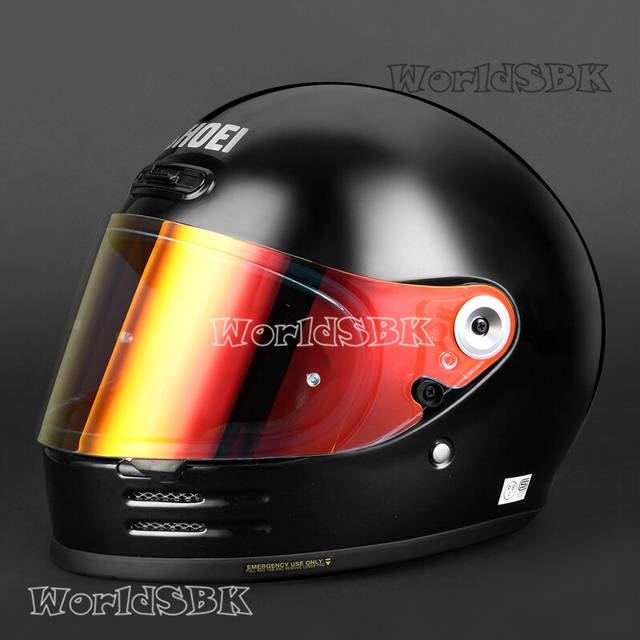 (Revo red) SHOEI Glamster CPB-1V Motorcycle Helmet Lens Retro Full Face Helmet Visor