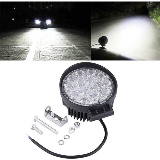 4'' 42W Led Flood Round Work Light Offroad Truck Car SUV ATV Driving Lamp