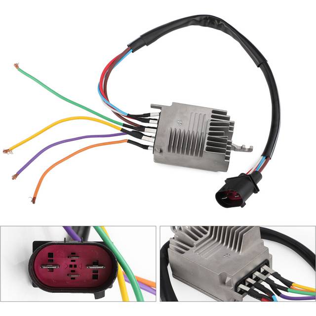 LBQ Car Radiator Cooling Fan Control Unit Module For AUDI A8 A6 C6 QUATTRO