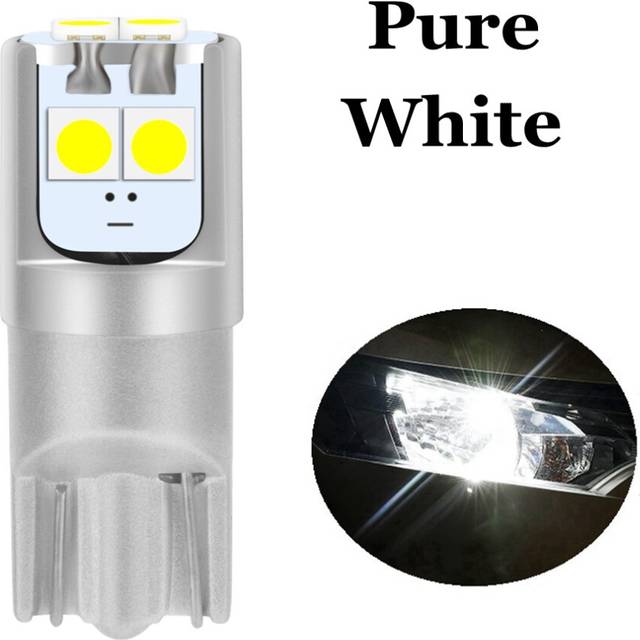 2PCS New T10 W5W Super Bright High Quality LED Wedge Parking Bulbs Dome