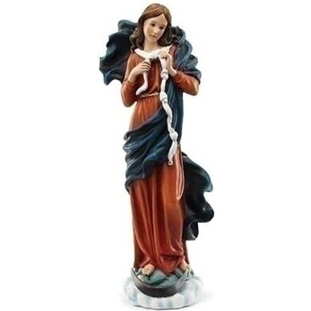 Roman Joseph's Studio Inc.. Mary Undoer of Knots Figure on Base  for 6 Scale Renaissance Collection  6.75 H  Resin and Stone  Religious Gift  Decorati