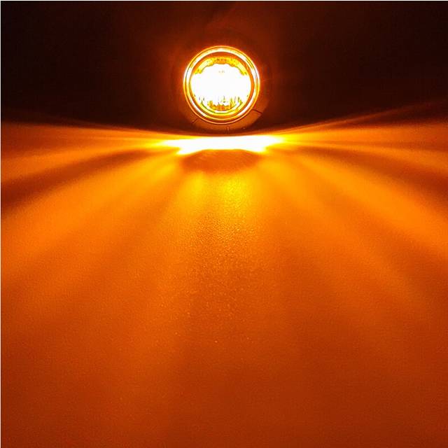 3/4 DRL Round LED Side Marker car lights Clearance car lights Front Rear