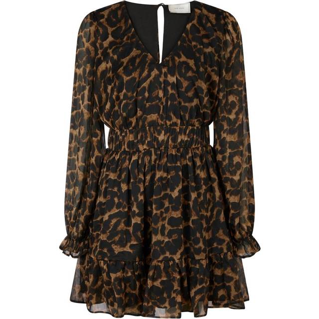 Neo Noir Sima Leo Dress Dam Korta Klänningar Stl. 40 - Från Magasin - Leopard (40)