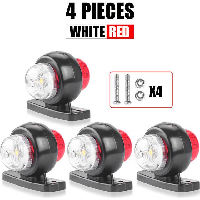 Truck Trailer LED Double Sides Marker car lights Universal Signal car