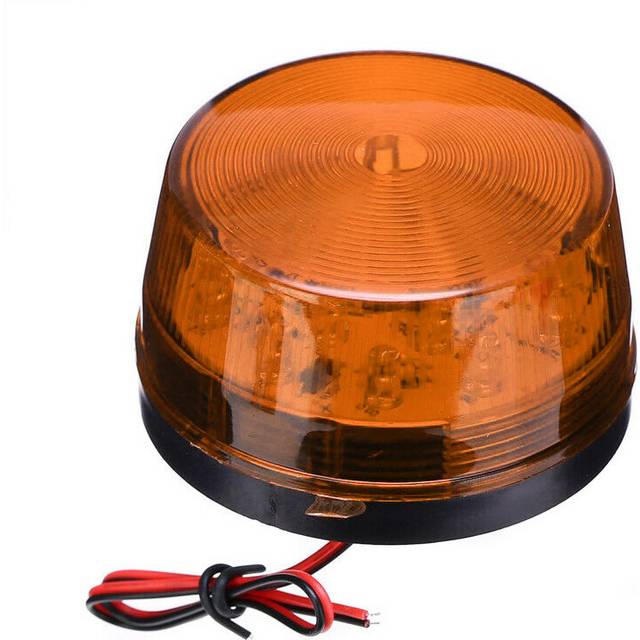 LED Flashing car light Strobe Emergency Alarm Lamp Round Auto Roof Warning