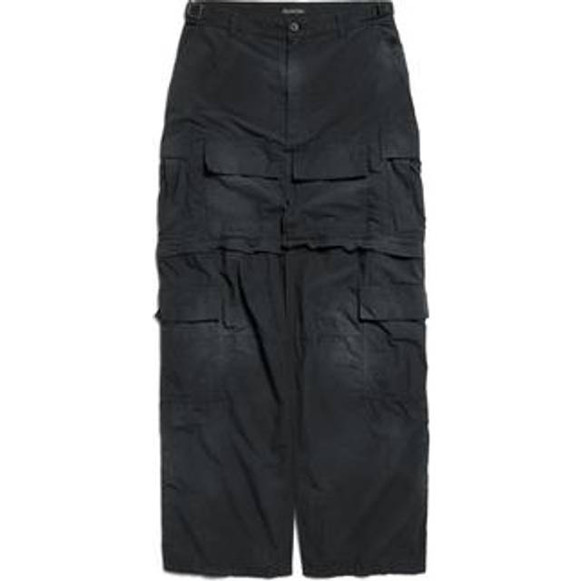 Balenciaga Cargo Maxi Skirt - Black - Women's - 4 - Cotton &amp; Polyamide