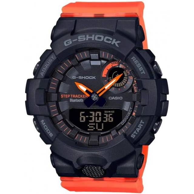 CASIO G-Shock Analog-Digital 'Black Orange' GMA-B800SC-1A4 - black orange - Free