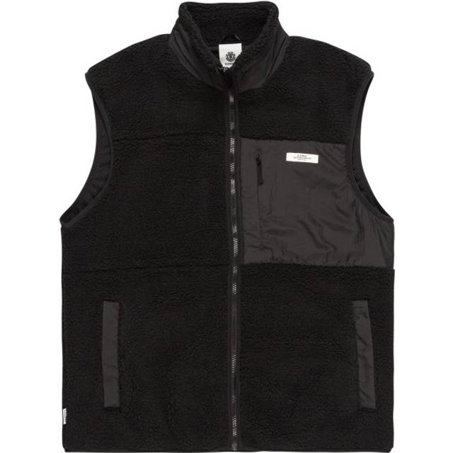 Element Lake Sherpa Vest Gilet - Flint Black -  L