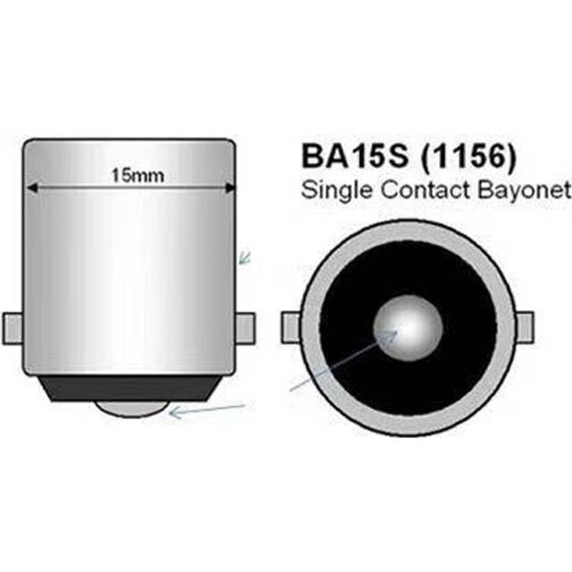 NLpearl 2pcs Py21w Ba15s P21w Led 1156 Bau15s Bulb 3030SMD Canbus 1157