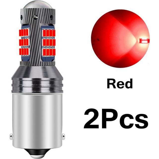 2pcs 1156 BA15S 7506 P21W R10W R5W Super Bright 2016 LED Brake Bulbs Turn