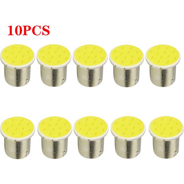 10 PCS LED Bulb P21W 1156 Ba15s 1157 Bay15d Turn Signal car light COB