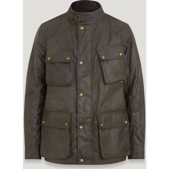 Belstaff Men's Wax Fieldmaster Jacket - Green - Size: 42