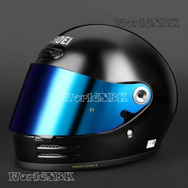 (Dark blue) SHOEI Glamster CPB-1V Motorcycle Helmet Lens Retro Full Face Helmet Visor