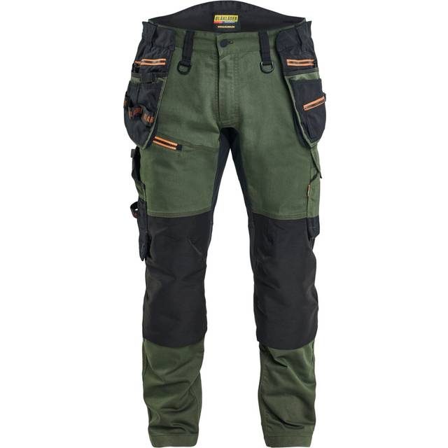 Blaklader Striker Craftsman Trousers With Stretch 19701149 Forest Gree