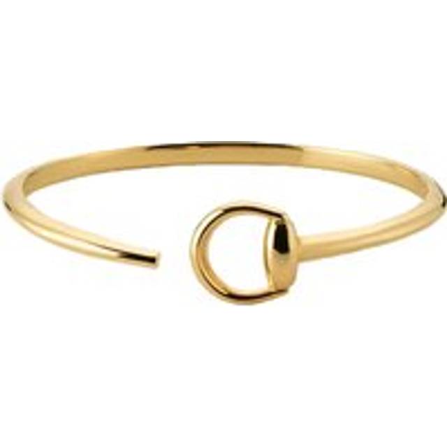 Gucci Horsebit 18ct Yellow Gold Bangle - 18cm