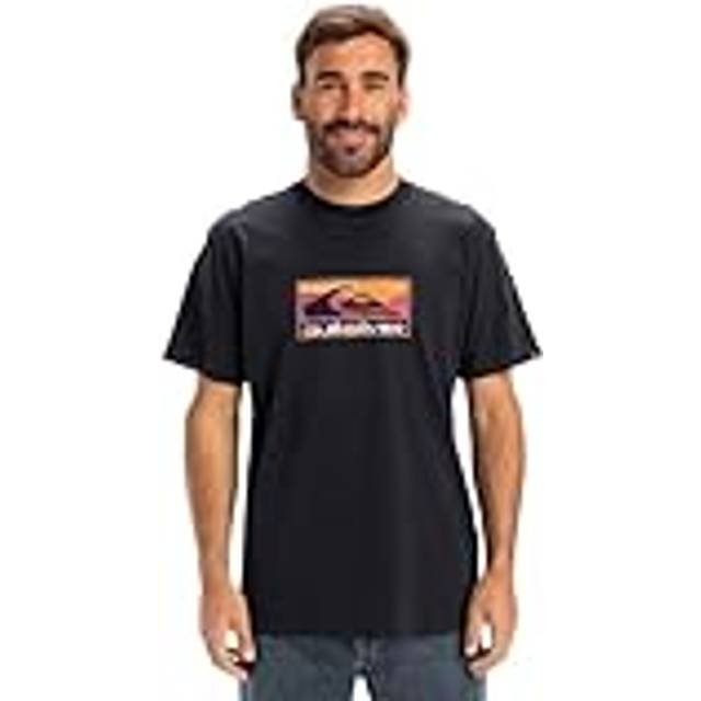 EV Gradient Box T-Shirt in Dark Navy - L