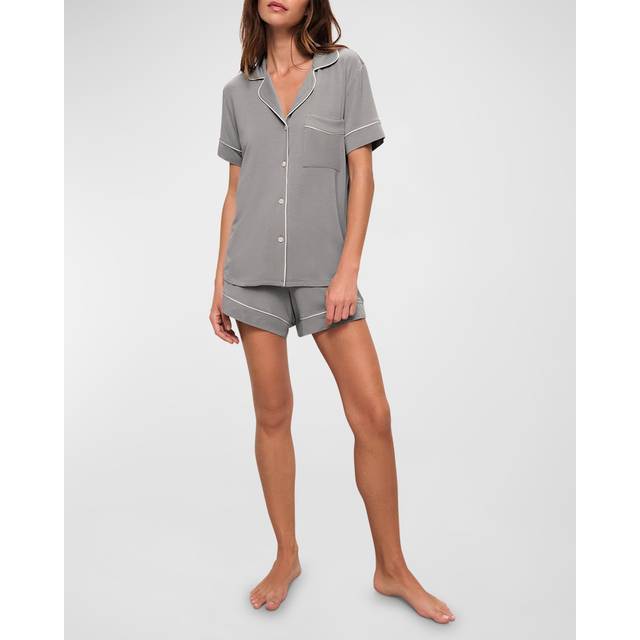 Frida Short PJ Set - SILVER PINK IVORY - Small