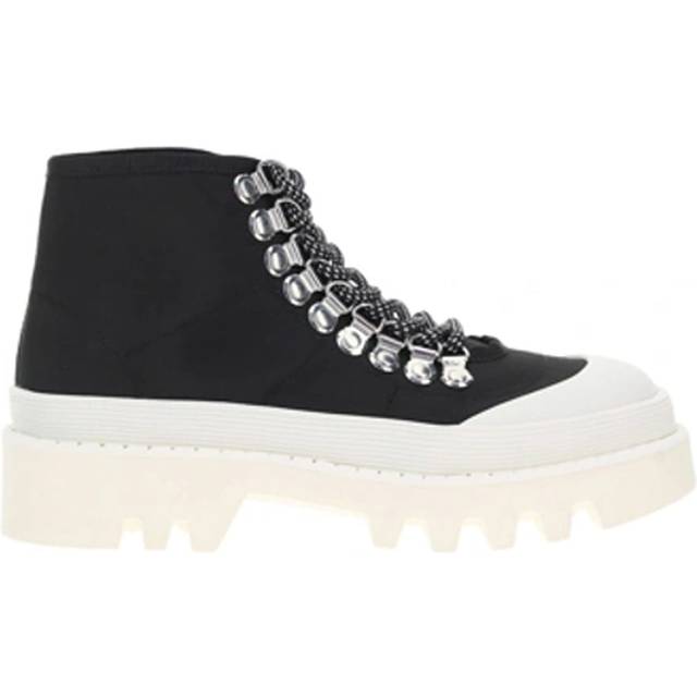 Chunky-Sole High-Top Trainers
