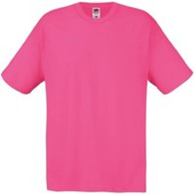 (M, Fuchsia) Fruit Of The Loom Mens Screen Stars Original Full Cut Short Sleeve T-Shirt