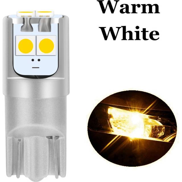 2PCS New T10 W5W Super Bright High Quality LED Wedge Parking Bulbs Dome