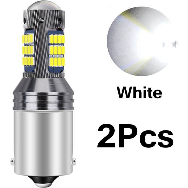 2pcs 1156 BA15S 7506 P21W R10W R5W Super Bright 2016 LED Brake Bulbs Turn