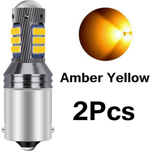 2pcs 1156 BA15S 7506 P21W R10W R5W Super Bright 2016 LED Brake Bulbs Turn