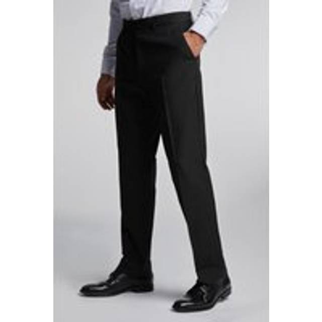 Antique Rogue Slim Fit Black Dinner Men's Trousers - 42R