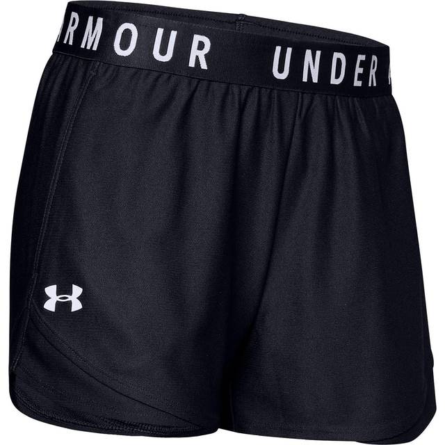 UNDER ARMOUR Women's Training Tech Play Up Shorts - Black, Black / / White, Size S, Women