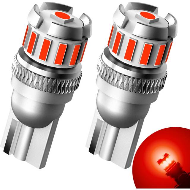 2Pcs Canbus T10 LED White W5W LED Bulb Interior Trunk car lights Side